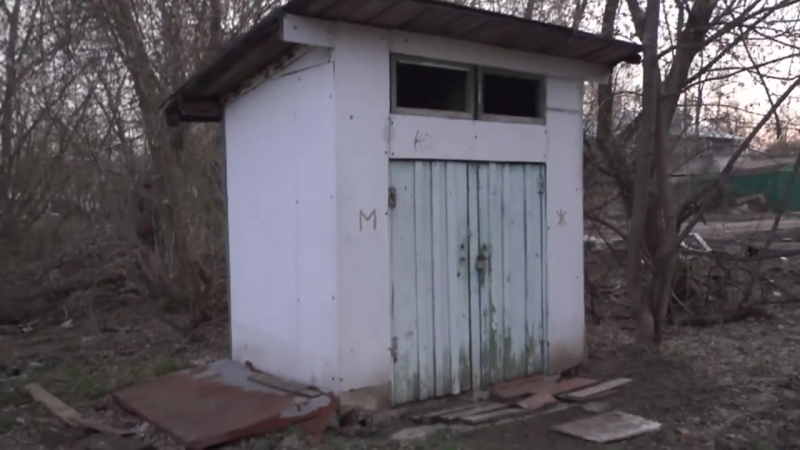 Русское очко. Слабонервным не смотреть Russian toilet