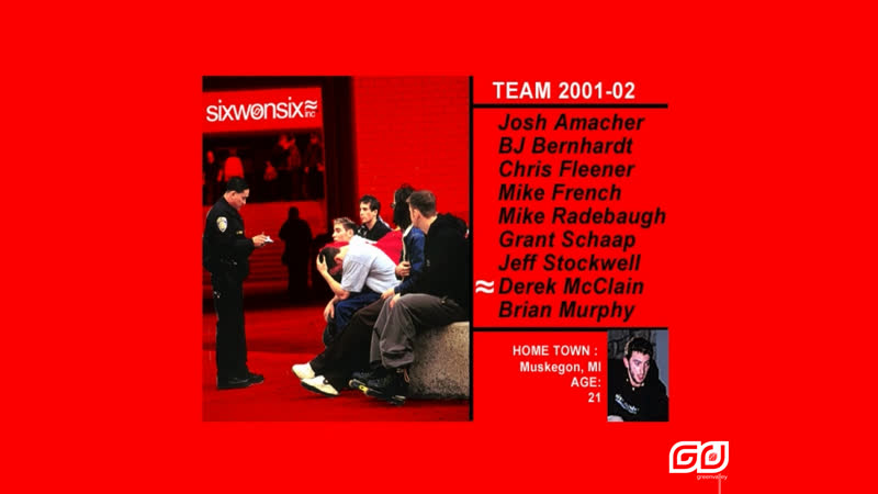 Six Won Sin team video (2001 2003) DVD, Rollerblading