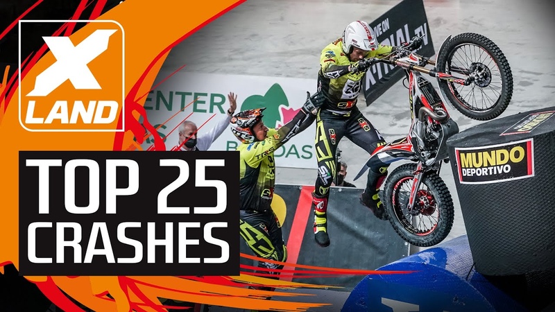 Top 25 Moto Trial Crashes, X Trial FIM World