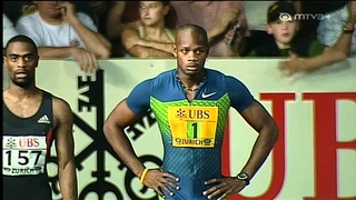 Asafa Powell 100m --  Golden League Zrich 2006