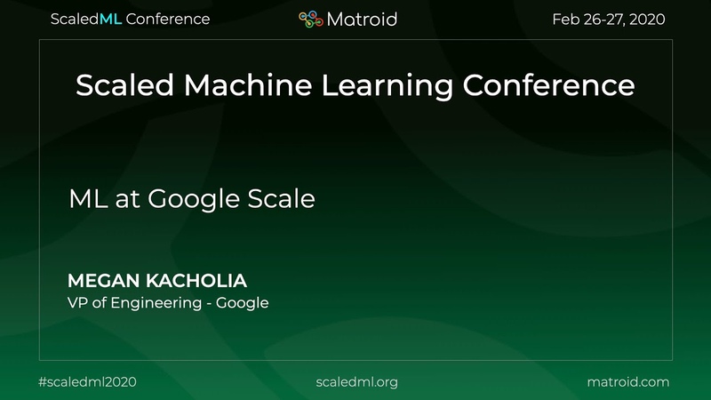 Megan Kacholia ML at Google