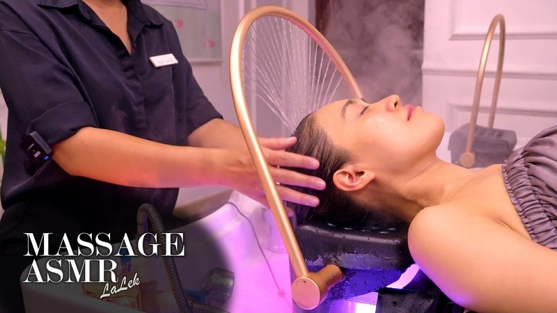 HEAD WATER MASSAGE HAIR SPA in Vietnam, What you really get ASMR The longest hair wash I ever