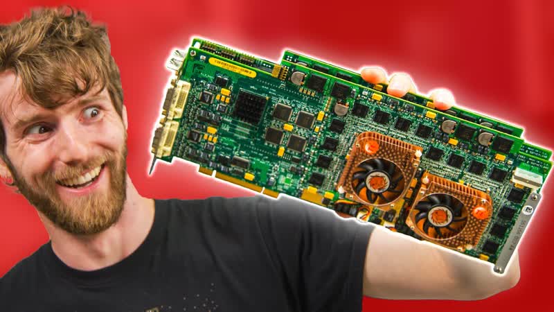 This MONSTER Video Card has 4 and its from 2004 ES Sim FUSION