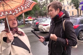 Бабушка о выборах
