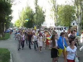 Краматорск на День независимости 2014