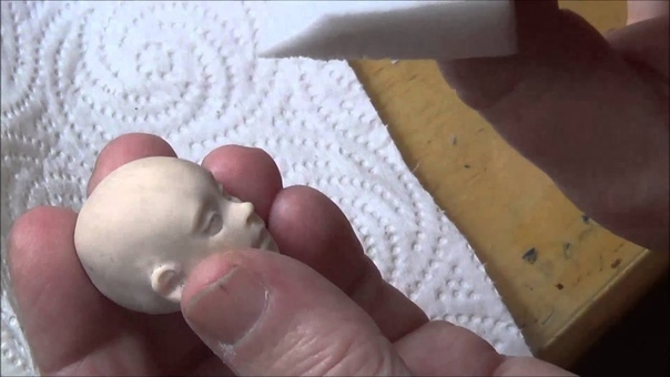 Day 5 sculpting a commission doll cooking and