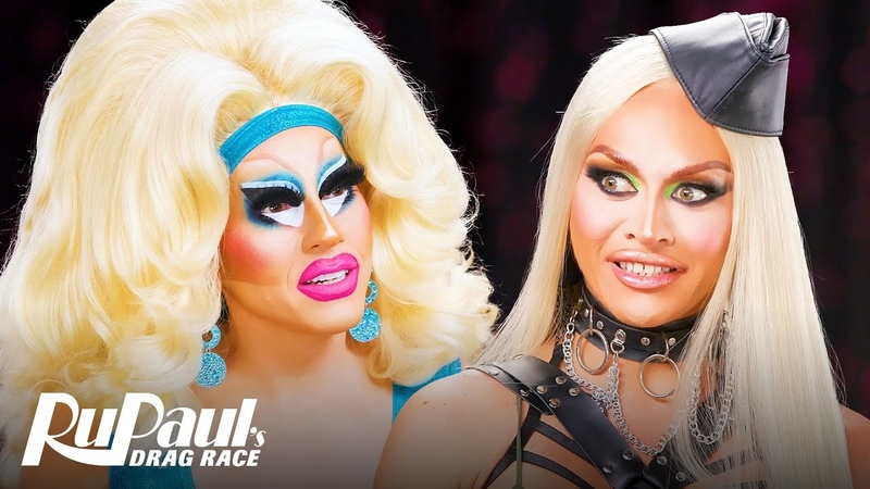 The Pit Stop S16 E08 Trixie Mattel Sasha Colby Serve and Snatch , Ru Paul s Drag Race