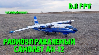 Радиоуправляемый самолет АН-12 #rcplane_AN_12#DJI FPV#RCPLANE
