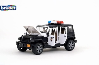 Внедорожник Jeep Wrangler Unlimited Rubicon полиция с фигуркой (02-526)