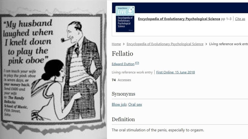 What Are The Evolutionary Reasons for Fellatio, Oral