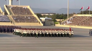Oman National Day Military Procession in Salalah, .