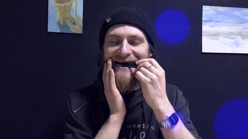 Варган Black Metal Аватор с магнитным шариком. Нота Си, Соль. Black