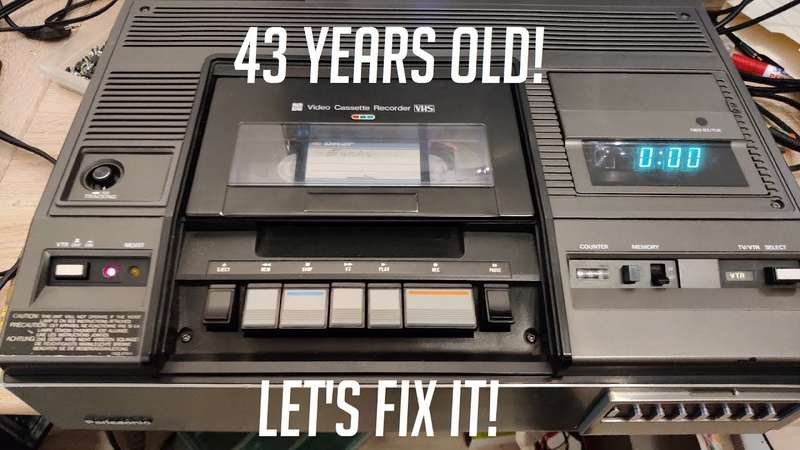 Vintage Tech: PANASONIC NV 8600 (1978) VHS VCR FIRST PAL VCR from PANASONIC Repair,