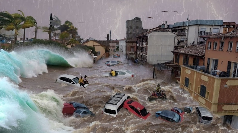 South Africa paralyzed Windstorms, giant waves, floods and fires are destroying Cape