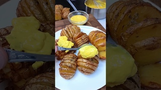 Печёная картошка с Сырным соусом  #рецепт