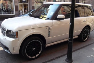 White Overfinch Range Rover Vogue in Manchester