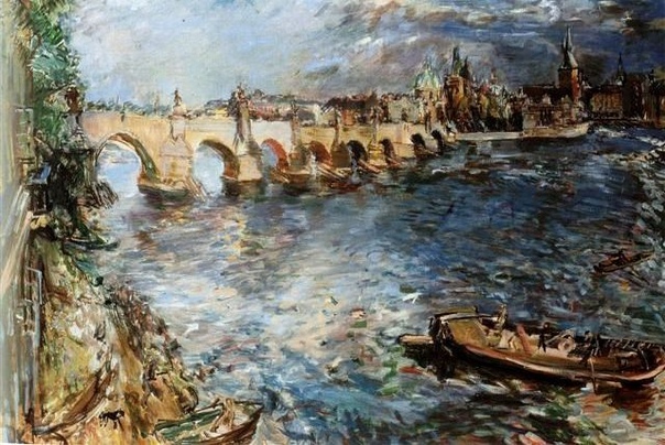 «Карлов мост в Праге», Оскар Кокошка 1936г. Холст, масло. Размер: 94x128 см. Национальная галерея Прага В Праге все дороги ведут к Карлову мосту, перекинутому через полноводную Влтаву еще в XIV