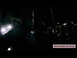 Общение главы Укртрансбезопасности с дальнобойщиками