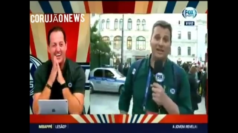 Русская бабуля на бразильском ТВ