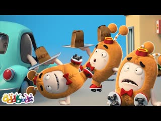 Кафе на роликах | Чуддики | Смешные мультики для детей Oddbods