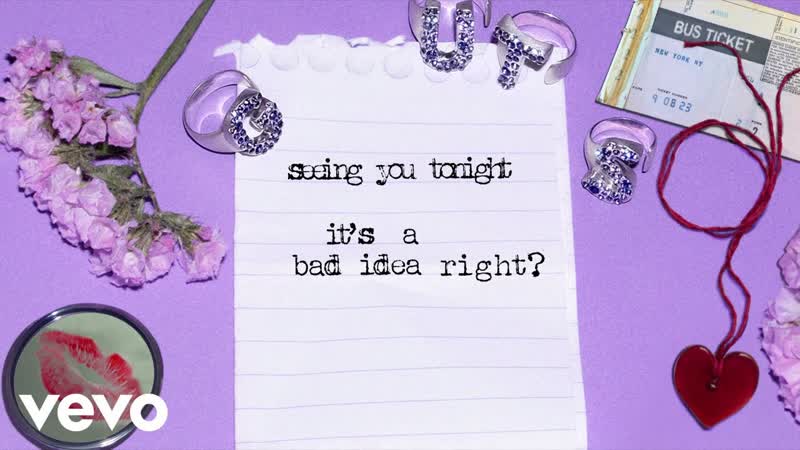 Olivia Rodrigo bad idea right (lyric