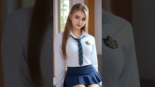 AI Art LookBook College Girl