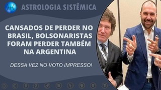 CANSADOS DE PERDER NO BRASIL, BOLSONARISTAS FORAM PERDER NA ARGENTINA - DESSA VEZ NO VOTO IMPRESSO!