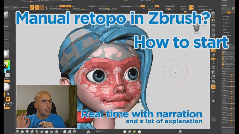 Why am i doing Retopo in Zbrush and