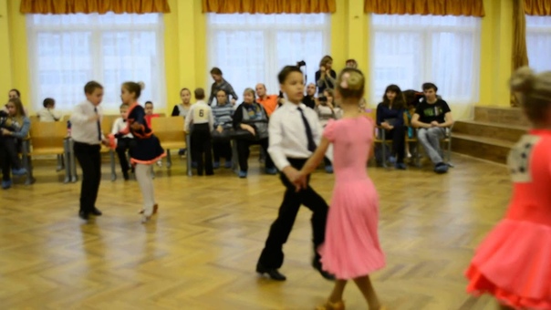 Марго и Даниэль на конкурсе бальных