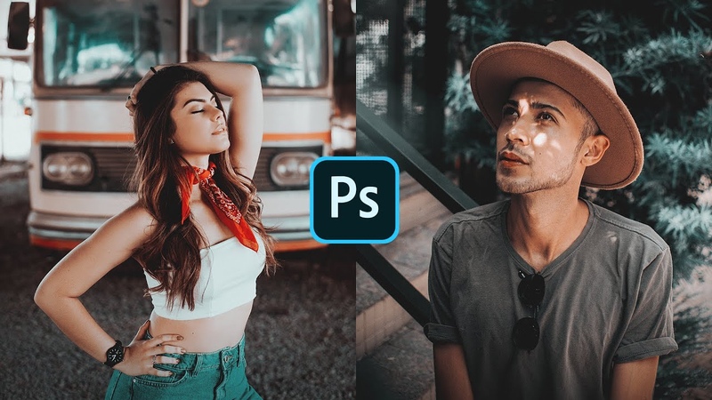 Dark Moody Color Grading Photoshop Photo