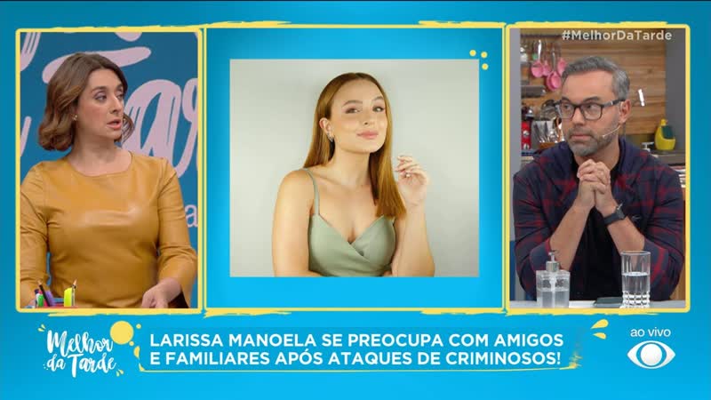 Larissa Manoela se preocupa apo s ataques