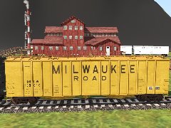 2Bay Airslide Hopper MILWAUKEE ROAD 5#