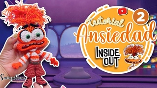 Ansiedad AMIGURUMI intensamente parte 2 espaol/ingls tutorial inside out