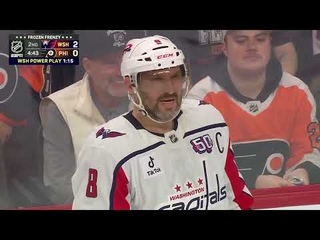 Alex Ovechkin got robbed by Ersson vs Flyers (22 oct 2024)
