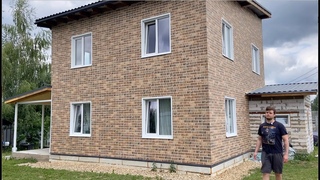 Лучший ФАСАД для газобетона! Соседи в ШОКЕ! Облицовка термопанелями!