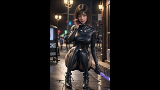 [4K] AI cosplay Lookbook - GANTZ  REIKA, ANZU -  Reality AI stable ai studio #aiart #ガンツ #gantz