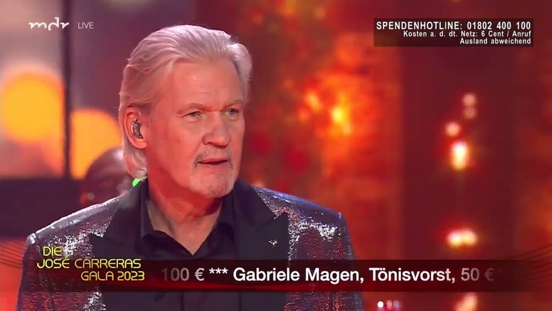 Johnny Logan Driving home for christmas Die Jose Carreras Gala