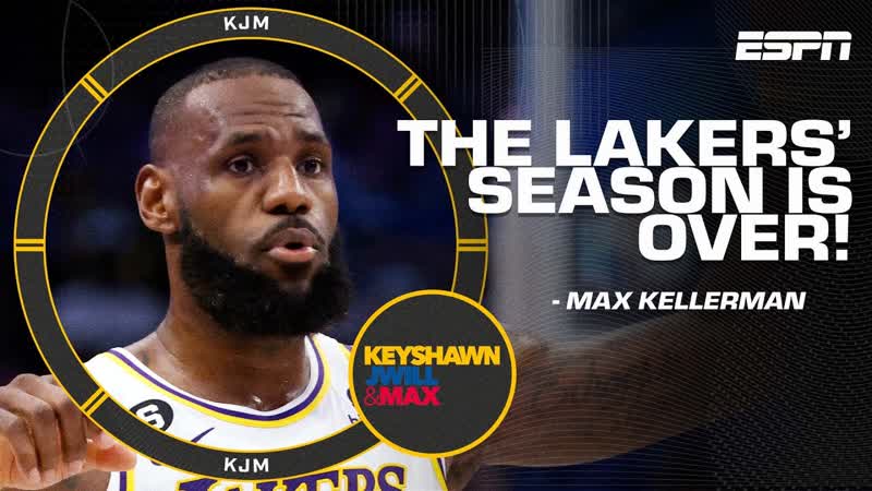 The Lakers season is OVER Max Kellerman on Le Brons foot injury,
