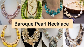 Unique Baroque Pearl Necklace Designs || Aesthetic designs you must watch