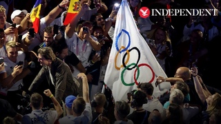 Live: Olympic flag returns to Los Angeles ahead of 2028 games