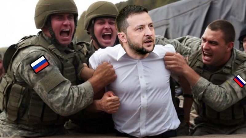 Ukrainian President Jelenskyy was arrested and put on trial by Russian forces as he tried to