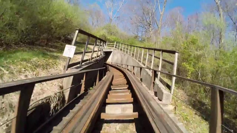 THE BEAST WOODEN ROLLER COASTER POV LEGENDARY CLASSIC WOODIE AT KINGS ISLAND OHIO HD 1080