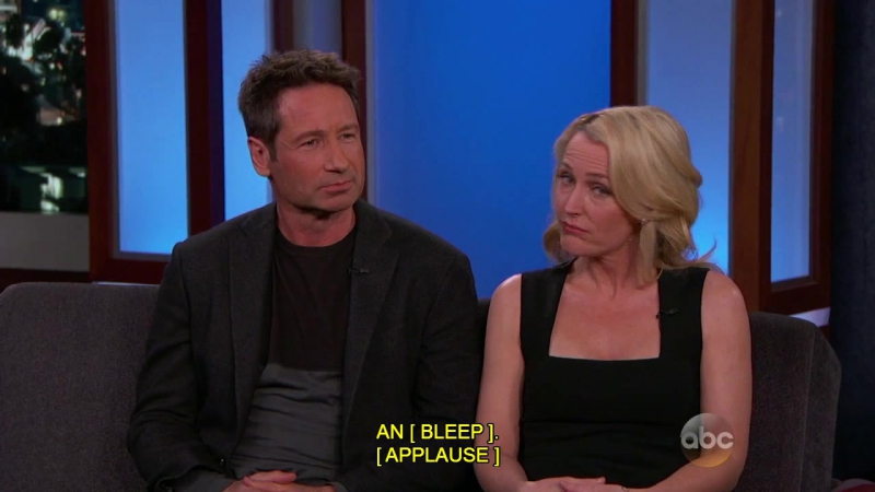 Jimmy Kimmel Live, , David Duchovny Gillian