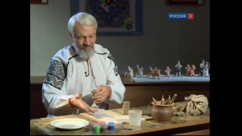 Пряничный домик. Игрушка из глины