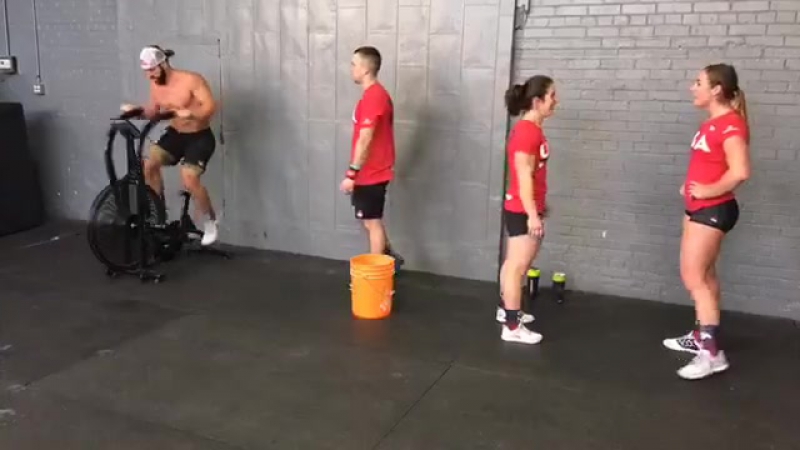 Team USA Practise before Cross Fit Invitational