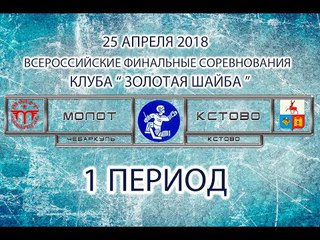 ХК “МОЛОТ“ Чебаркуль - ХК “КСТОВО“ Кстово. 1 период