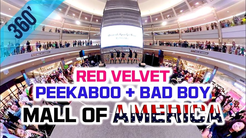 KPOP IN PUBLIC 360 Video Red Velvet (레드벨벳) Peek A Boo + Bad Boy Dance Cover Mall Of