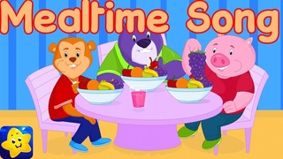 Mealtime Song For Kids | Time To Eat | English Nursery Rhymes For Toddlers
