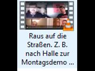 Raus Auf Die Strassen Z B Nach Halle Zur Montagsdemo Am Montag