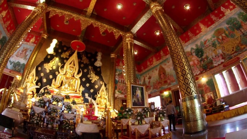 Free Video Footages Travel Wat Neramit Wipatsana, Loei Province